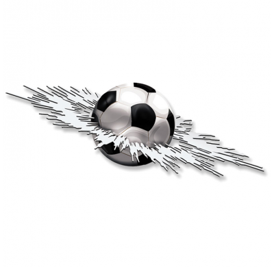 Adhesivo Gráfico Fútbol Crashed - 24x7x5cm