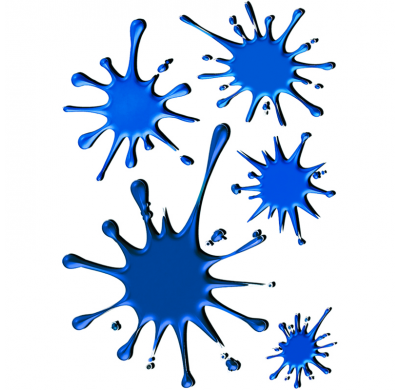 Hoja De Adhesivo (5 Piezas) - Negro - 25x17,5cm