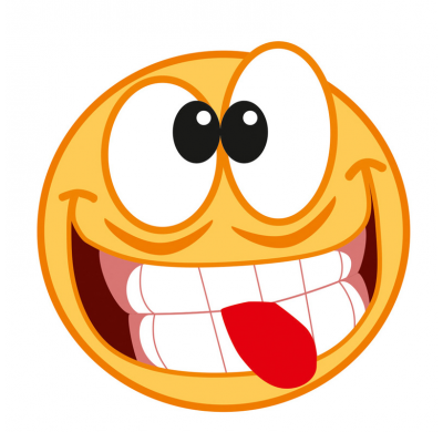 Autotattoo Sticker Funny Yellow Face - 8,5x8,5cm