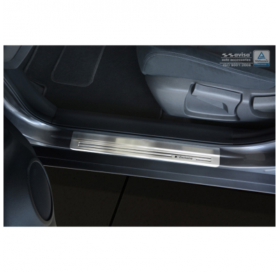Protectores de umbral Inox Nissan X-Trail III 2014-2017 & FL 2017- - 'Exclusivo' - 4 piezas