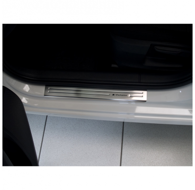 Protectores de umbral Inox Skoda Octavia III Sedán/Kombi 2013-2017 y 2017- - 'Exclusivo' - 4 piezas