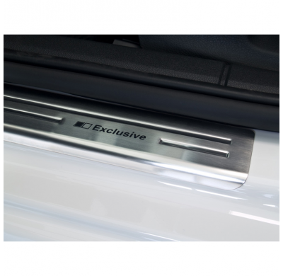 Protectores de umbral Inox Skoda Octavia III Sedán/Kombi 2013-2017 y 2017- - 'Exclusivo' - 4 piezas