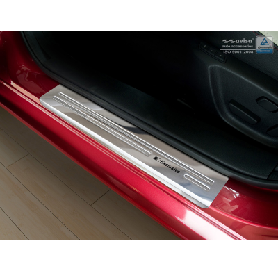 Protectores de umbral Inox Mazda 3 2013- & Mazda 6 2013- - 'Exclusivo' - 4 piezas