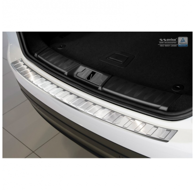 Protector paragolpes trasero acero inox Jaguar F-Pace 2016- 'Ribs'