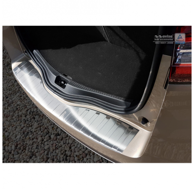 Protector paragolpes trasero acero inox Renault Grand Scenic IV 2016- 'Ribs'