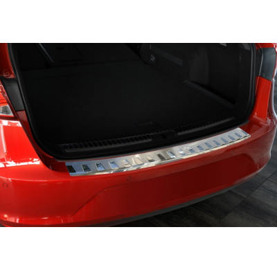 Protector de paragolpes Acero Inox Seat Leon 5F ST 2013- 'Ribs'
