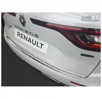 Protector paragolpes trasero acero inox Renault Koleos II 2016- 'Ribs'