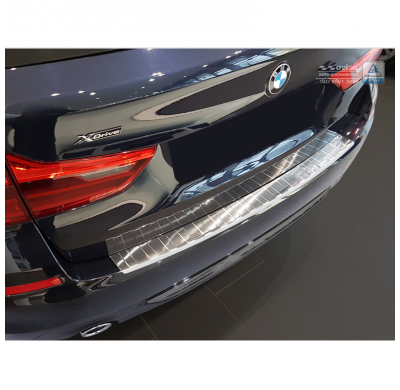 Protector Paragolpes Trasero Acero Inox Bmw 5-Serie G31 Touring 2016- 'Ribs'