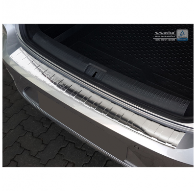 Protector paragolpes trasero acero inox Volkswagen Arteon 2017- 'Ribs'