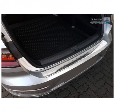 Protector paragolpes trasero acero inox Volkswagen Arteon 2017- 'Ribs'