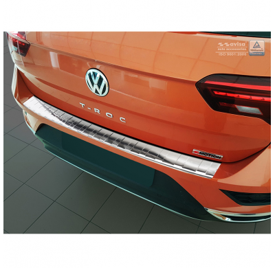 Protector Paragolpes Trasero Acero Inox Volkswagen T-Roc 11/2017- 'Ribs'