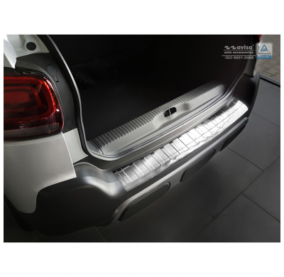 Protector Paragolpes Trasero Acero Inox Citroën C3 Aircross Ii 2017- 'Ribs'