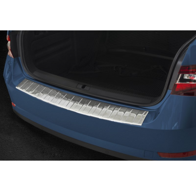 Protector paragolpes acero inox Skoda SuperB Liftback 2015- 'Ribs' AVISA