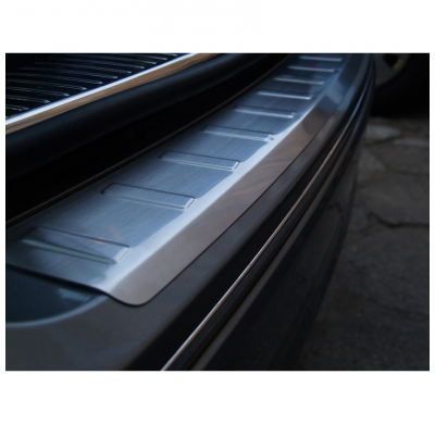 PROTECTOR PARAGOLPES ACERO INOX Skoda Superb Combi 09- 'Ribs'