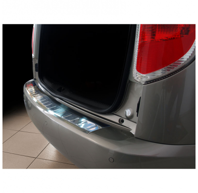 Protector Paragolpes Trasero Acero Skoda Roomster 2 2006-2012 'Ribs'