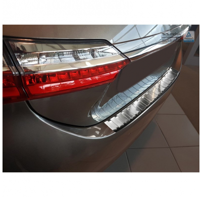 Protector paragolpes acero inox Toyota Corolla XI E16 Facelift 2016- 'Ribs'