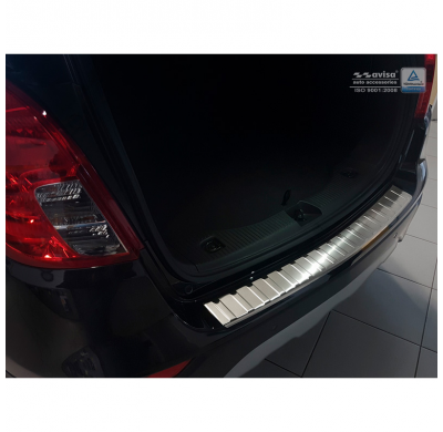 Protector paragolpes trasero acero inox Opel Mokka X 2016- 'Ribs'