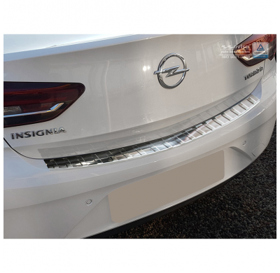 Protector paragolpes trasero acero inox Opel Insignia Grand Sport 5-doors 2017- 'Ribs'