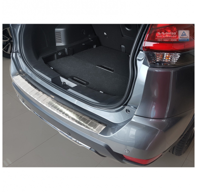 Protector paragolpes trasero acero inox Nissan X-Trail 2017- 'Ribs'