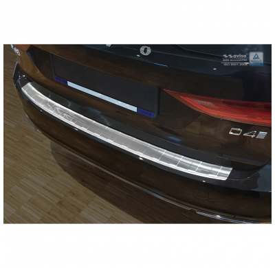 Protector de paragolpes trasero Inox Volvo V90 9/2016- 'Ribs'