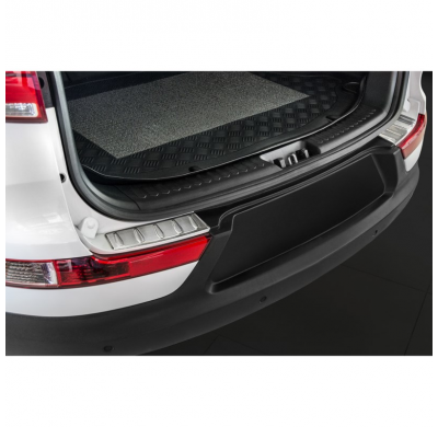 Protector Paragolpes Trasero Acero Inox Kia Sportage Iii 2010- 'Ribs' (2-Pieces)