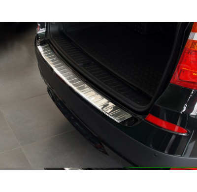 PROTECTOR PARAGOLPES TRASERO ACERO BMW X3 2010- 'Ribs'