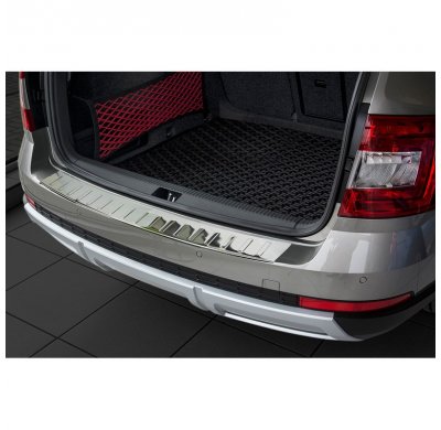 Protector paragolpes acero inox Skoda Octavia III Scout 2014- 'Ribs'