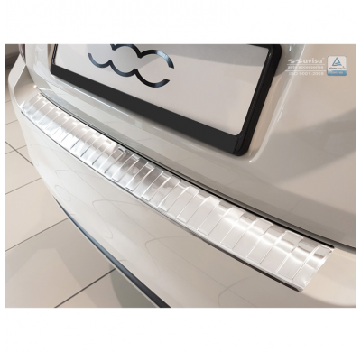 Protector de paragolpes Acero Inox Fiat 500 2015- 'Ribs'