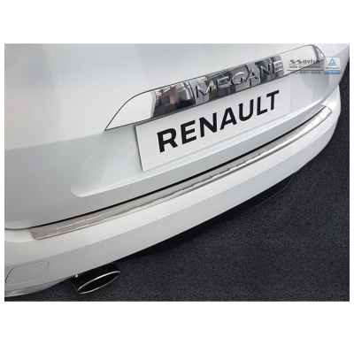 Protector paragolpes acero inox Renault Megane IV Grandtour 2016- 'Ribs'