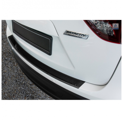 Protector Paragolpes Trasero Acero Inox 'Deluxe' Mazda Cx5 2012- Black/Black Carbon