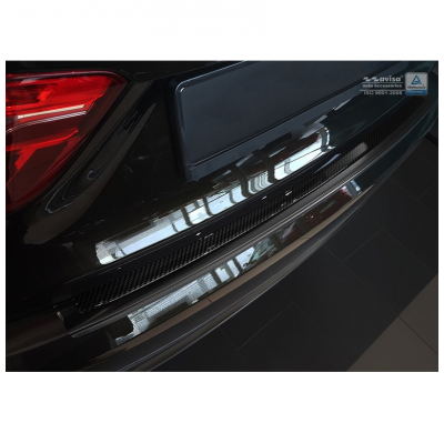 Protector Paragolpes Acero Inox 'Deluxe' Bmw X6 F16 2014- Negro/Negro Carbon