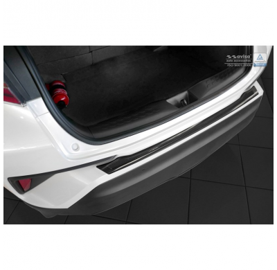 Protector Paragolpes Acero Inox 'Deluxe' Toyota C-Hr 2016- Negro/Negro Carbon