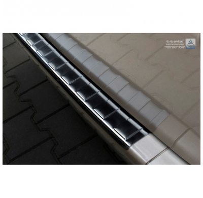 Negro Protector de paragolpes acero inox Mercedes Vito / Viano 2003-2014 'Ribs'