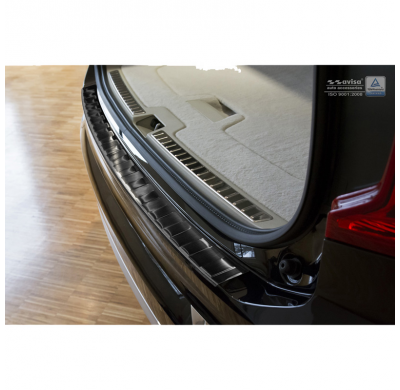 Protector Negro de paragolpes Acero Inox Volvo XC90 2015- 'Ribs'