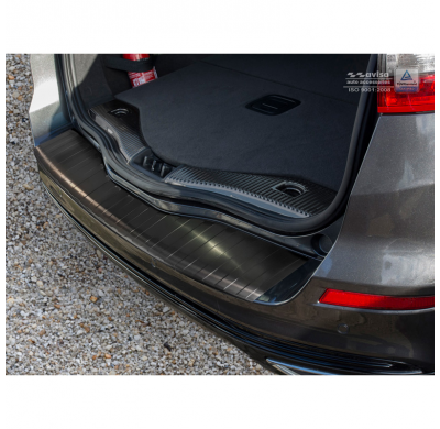 Protector paragolpes trasero acero inox Ford Mondeo V Wagon 2014- 'Ribs'