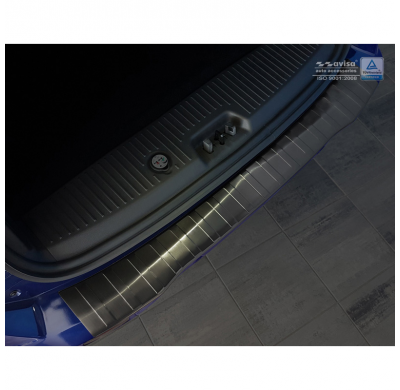 Protector De Paragolpes Acero Inox Negro Ford Tourneo Courier/Transit Courier 2014- 'Ribs'