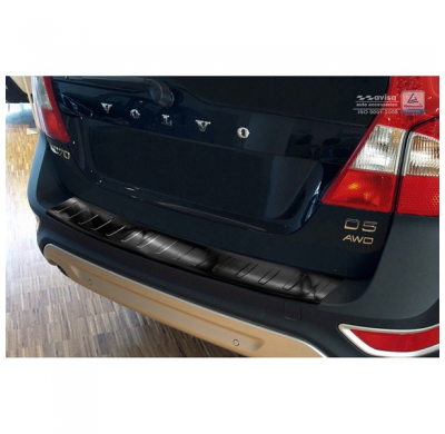 Protector Paragolpes Trasero Negro Acero Inox Volvo Xc70 2007-2013 'Ribs'