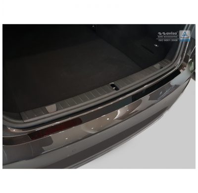 Protector De Paragolpes Carbono Bmw 7-Serie G11/G12 2015- Rojo-Negro Carbon