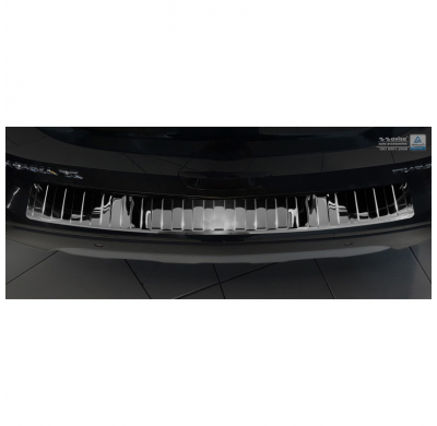 Black Mirror Protector Paragolpes Trasero Acero Inox Opel Mokka X 2016- 'Ribs'