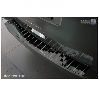Black Mirror Protector paragolpes trasero acero inox Citroën Spacetourer / Peugeot Traveller / Toyota Proace Verso 2016- 'Ribs'