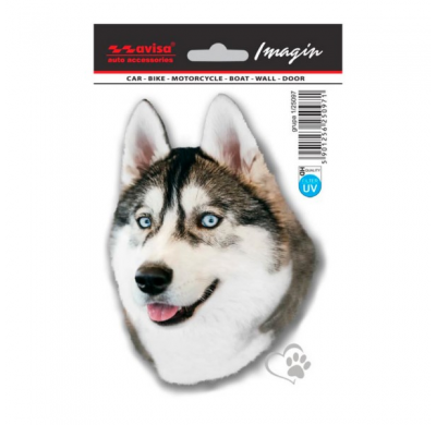 Auto Tatuaje Sticker Husky - 11x15,5cm