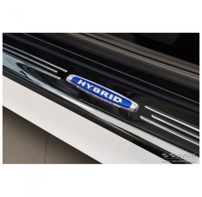 Protectores de umbrales de puerta Black Inox aptos para Honda HR-V 2021- 'Hybrid' - 4 piezas