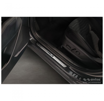 Protectores de umbral de puerta de acero inoxidable para Kia Sportage (NQ5) 2021- 'Exclusive Edition' - 2 piezas AVISA