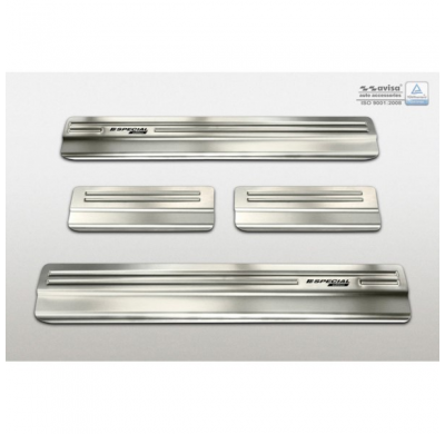 Protector talonera de puerta acero inox Mazda CX-5 2012-2017 - 'Special Edition' - 4-piezas