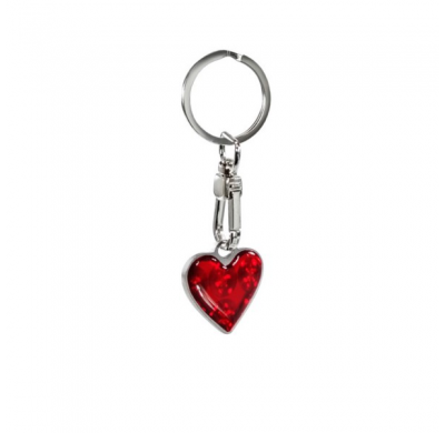 Llavero acero - 'Corazón' rojo
