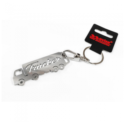 Llavero de acero inoxidable - Trucker/Truck