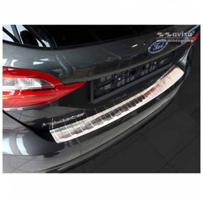 Protector acero paragolpes trasero Ford Fiësta MK8 5-puertas 2017- 'Ribs'