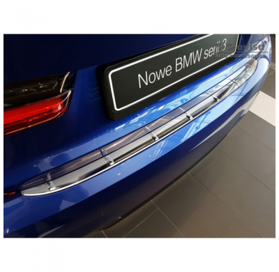 Protector Acero Paragolpes Trasero Bmw 3-Serie G20 Sedan M-Package 2019- 'Ribs'