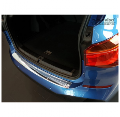 Protector acero paragolpes trasero BMW X1 (F48) M-Package 2015- 'Ribs'
