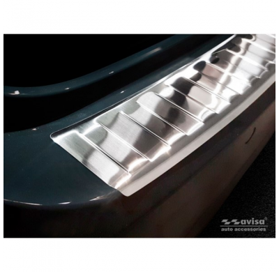 Protector De Paragolpes Trasero Acero Inox Bmw 3-Series G21 Touring M-Package 2018- 'Ribs'
